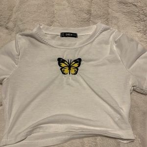 Embroidered Crop Top